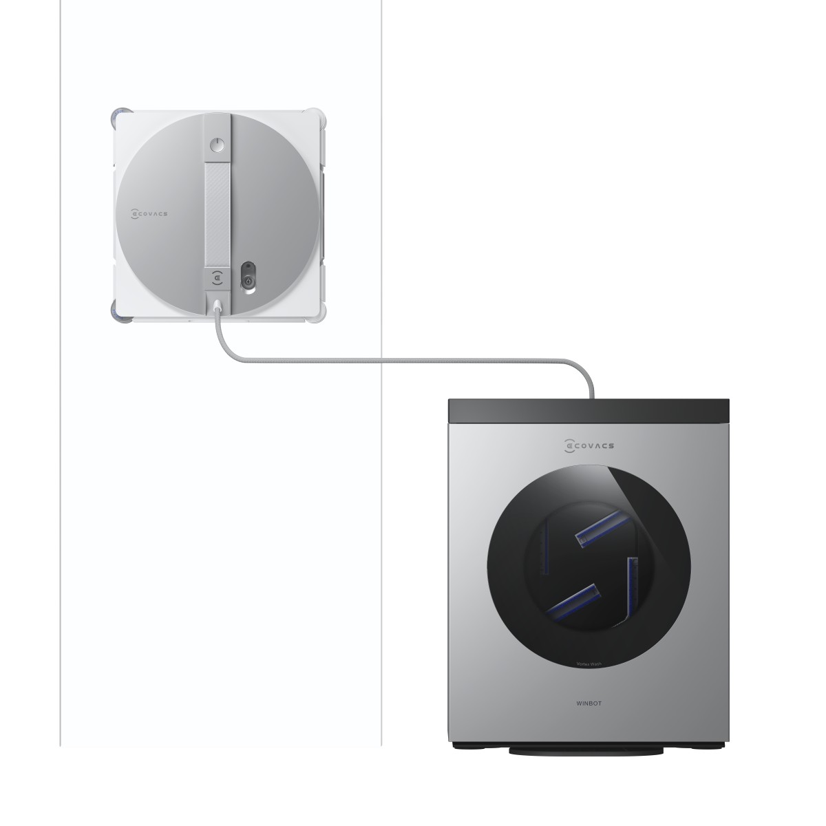 Robot lau kính Ecovacs Winbot W3 Omni