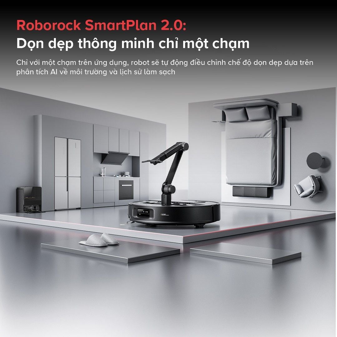Robot Hút Bụi Lau Nhà Roborock Saros Z70