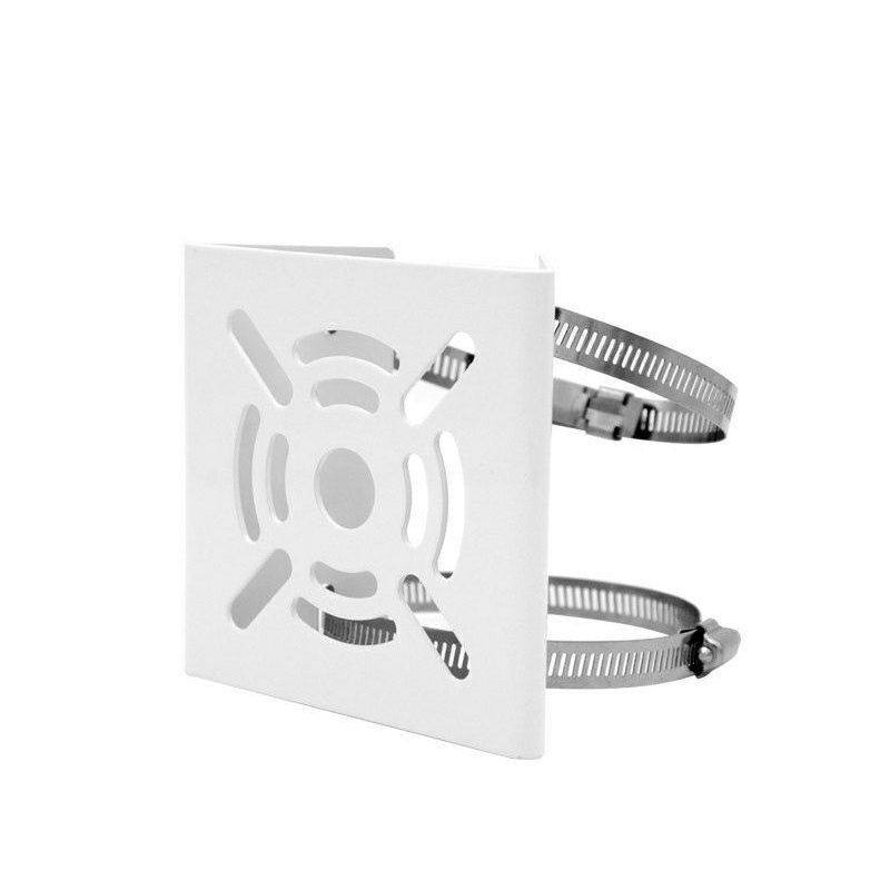 Bích bắt cột sắt gắn camera , mặt bích bắt cột gắn chân đế camera 12x11cm