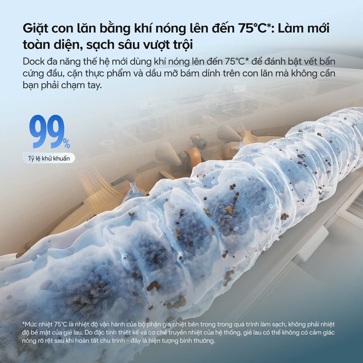 Robot Hút Bụi Lau Nhà Roborock Qrevo Curv 2 FLow