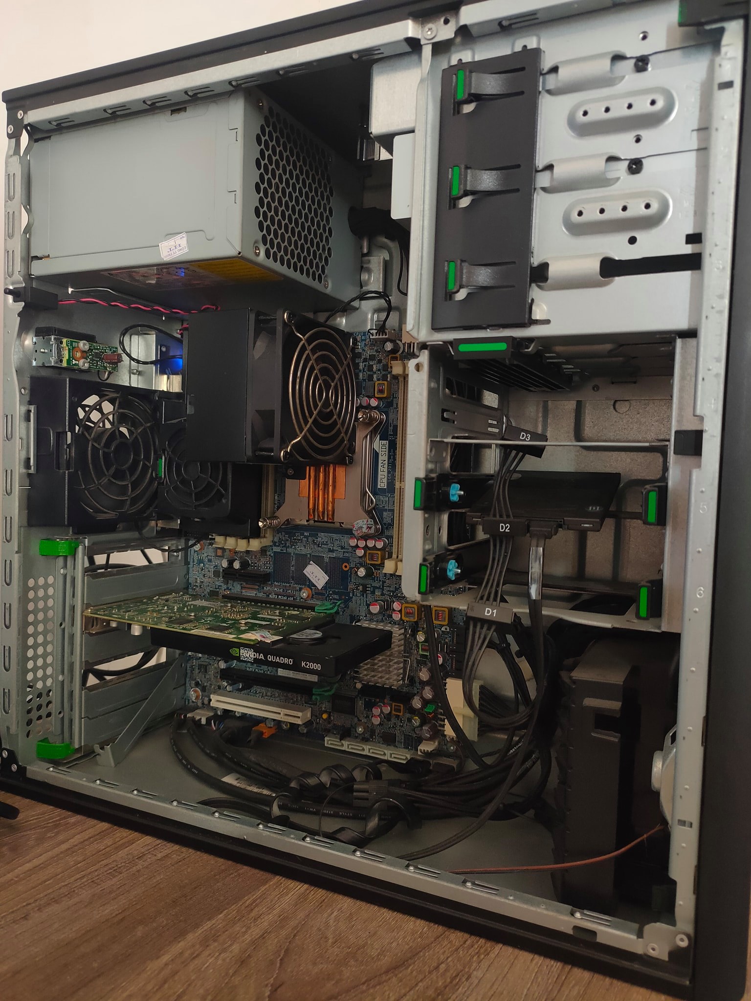 Máy Trạm Workstation HP Z420 (Chipset Intel C602, 8 Khe Cắm Ram DDR3) Cũ