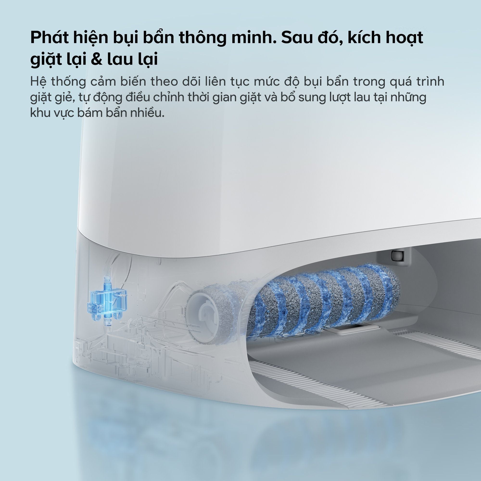 Robot Hút Bụi Lau Nhà Roborock Qrevo Curv 2 FLow