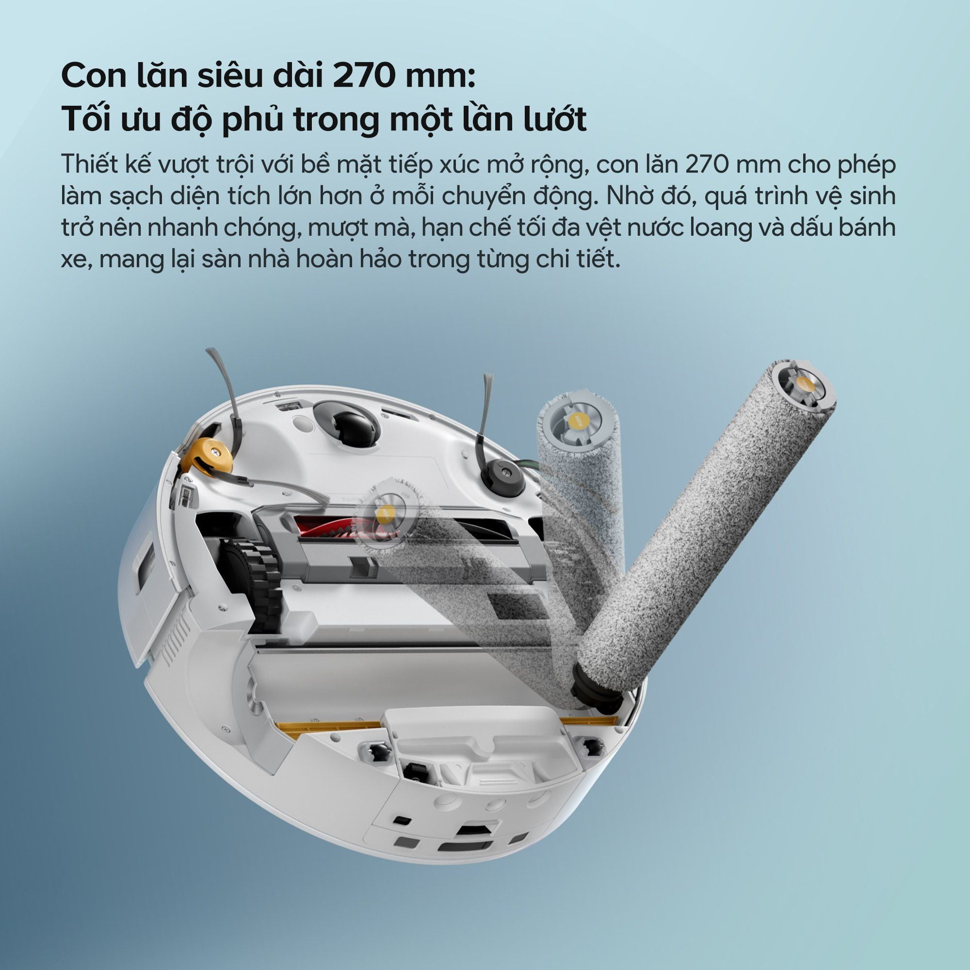 Robot Hút Bụi Lau Nhà Roborock Qrevo Curv 2 FLow