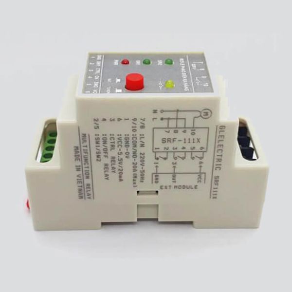 Rơ le an toàn cho phao điện 5.5V - SRF-111X chịu tải công suất lớn, role phao điện