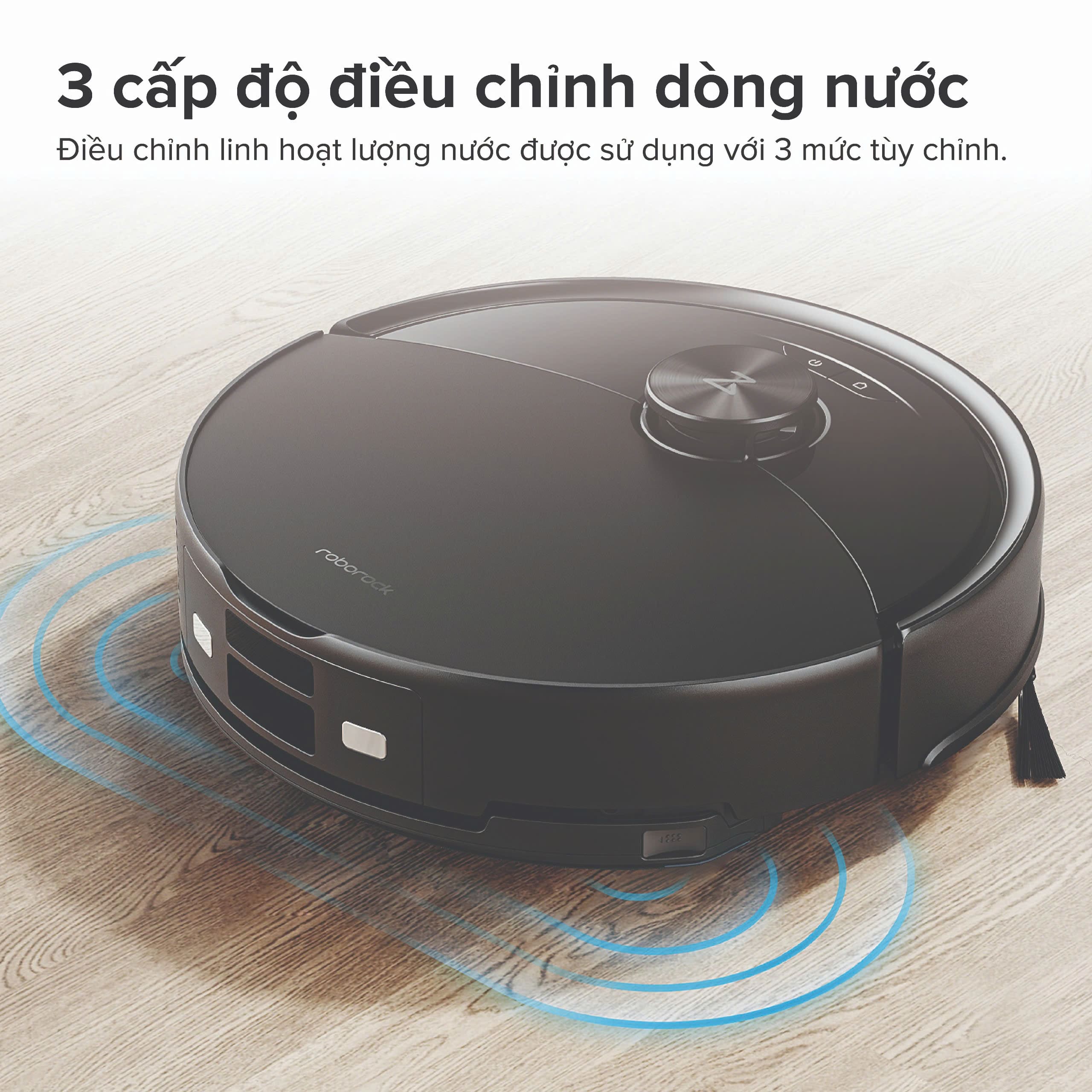 Robot hút bụi lau nhà Roborock Q10 VF+ Đen