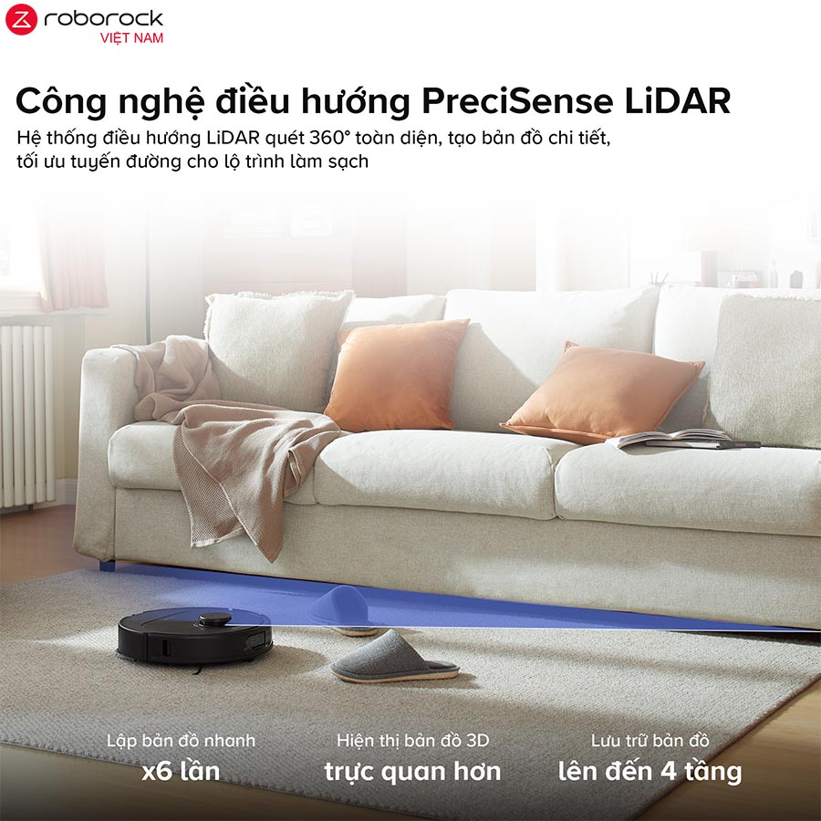 Robot hút bụi lau nhà Roborock Qrevo S Pro
