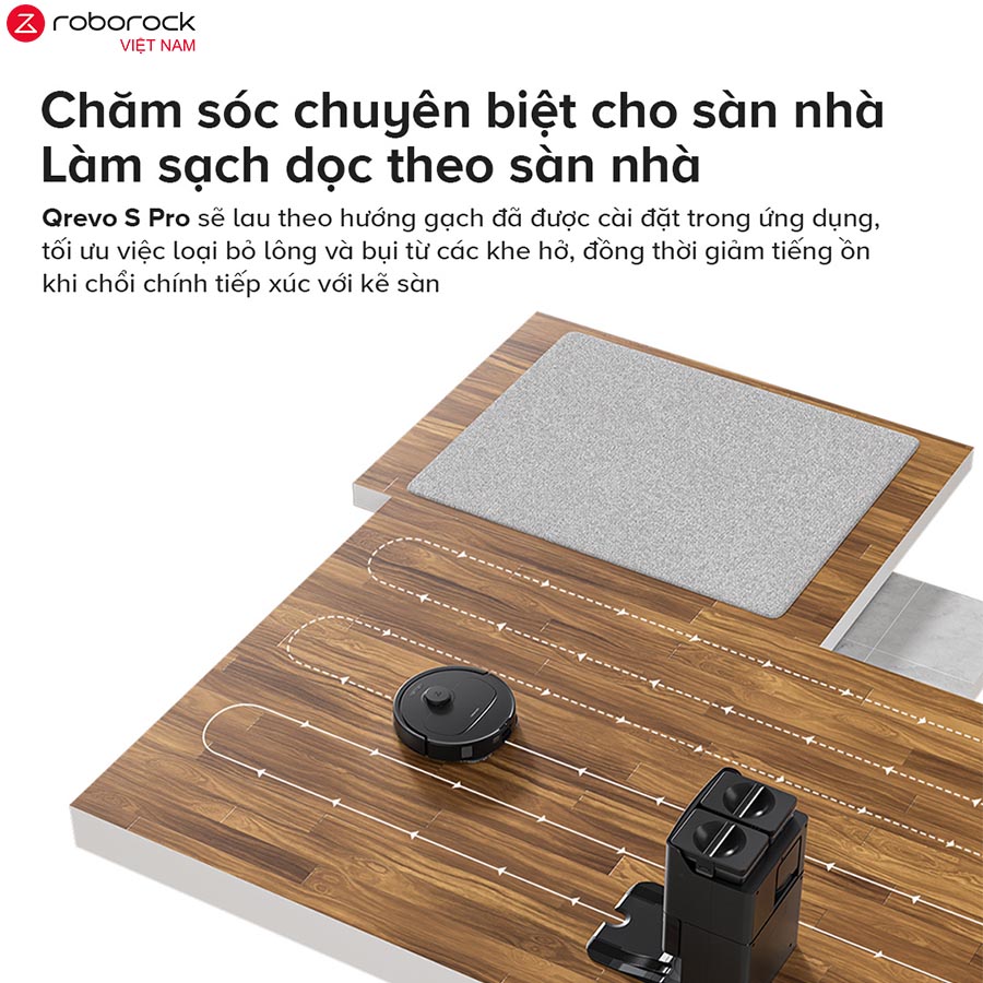 Robot hút bụi lau nhà Roborock Qrevo S Pro