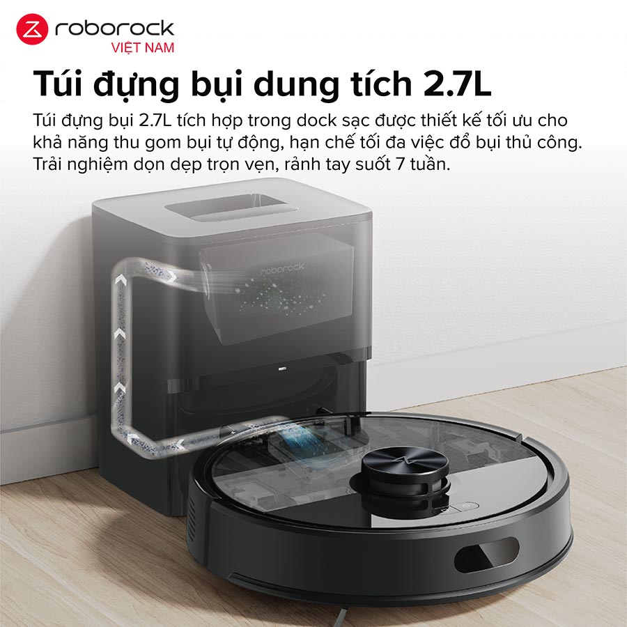 Robot hút bụi lau nhà Roborock Q7 TF+