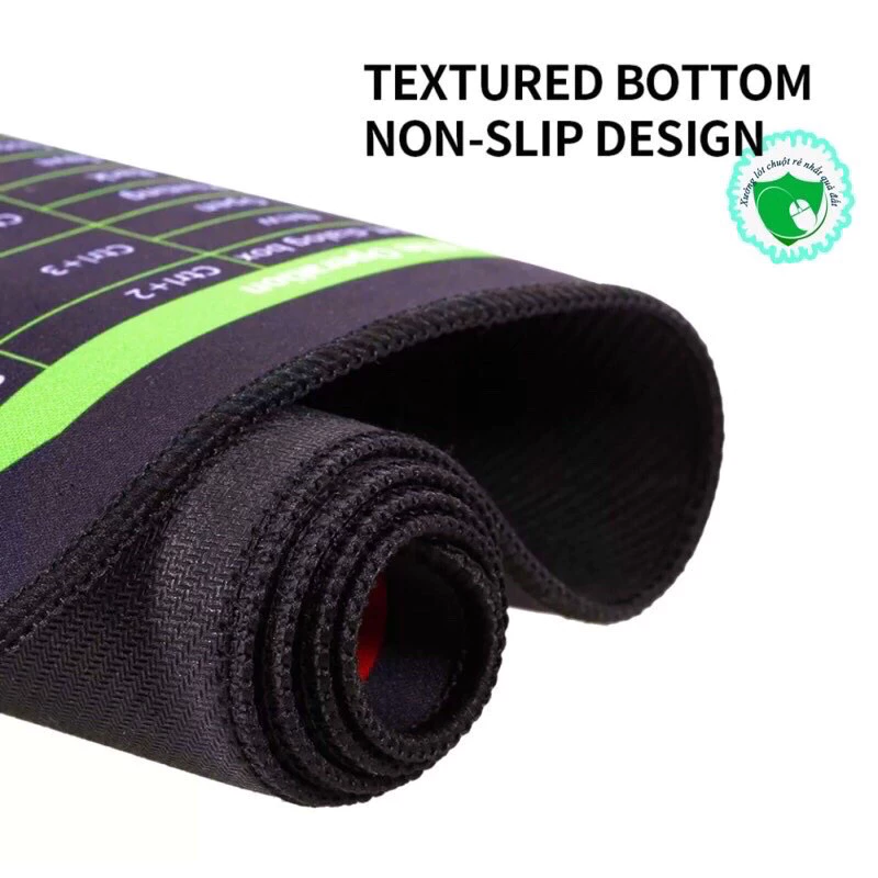Lót chuột phím tắt văn phòng, bàn di công thức kích thước 25-30cm bàn di chuột pad chuột siêu bền