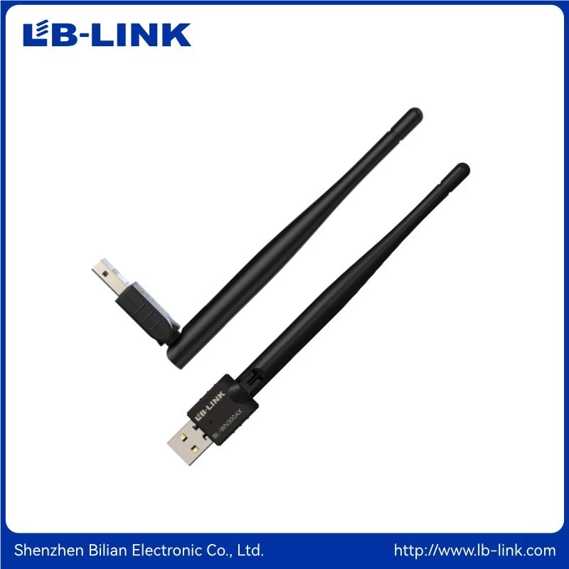 Usb thu wifi Lblink AX300 có râu, thu sóng khỏe 150Mbps, bắt sóng xa 10M