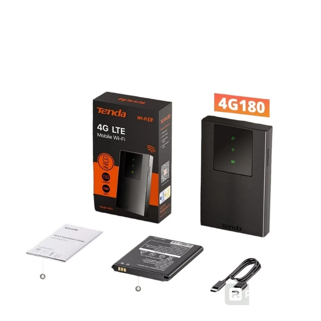 Bộ phát wifi di động Tenda 4G180 - 4G LTE 150Mbps công nghệ wifi 6 - Hàng chính hãng