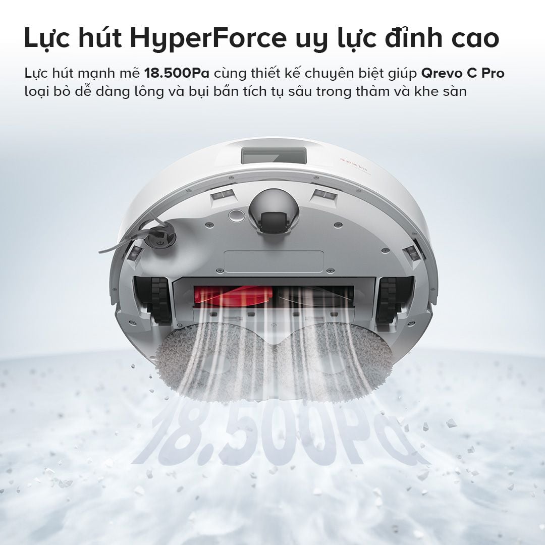 Robot Hút Bụi Lau Nhà Roborock Qrevo C Pro