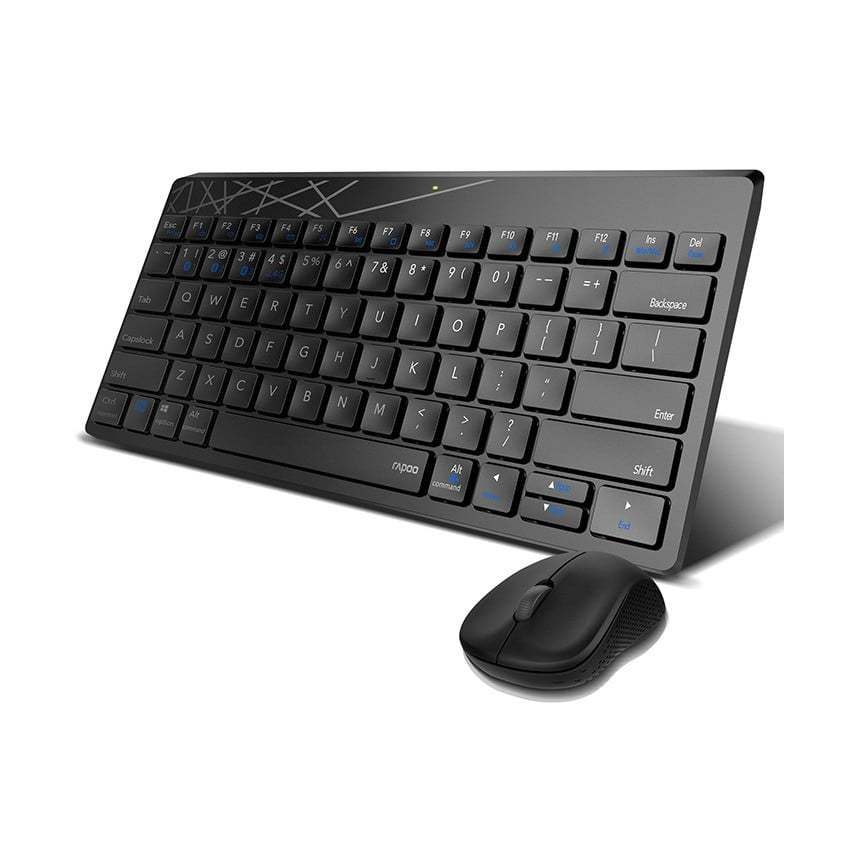 Combo Bàn phím + Chuột không dây Rapoo 8000M (USB/Bluetooth)