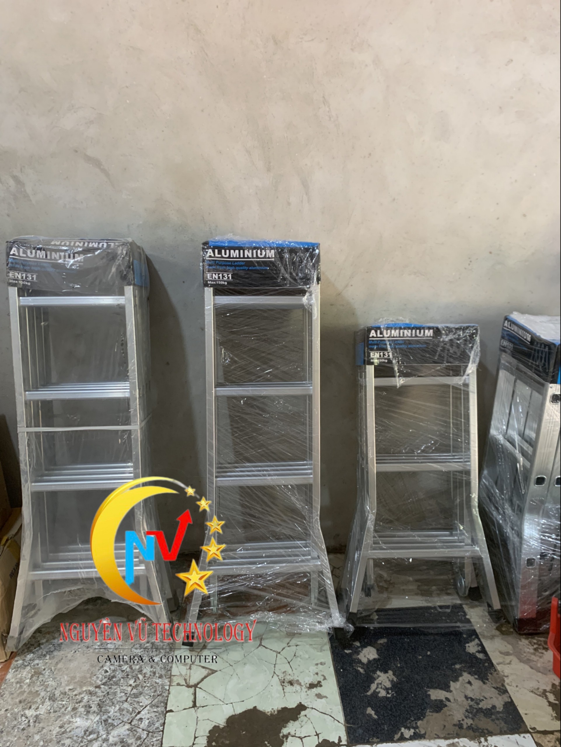 Thang nhôm chữ M BKVINA 4x4