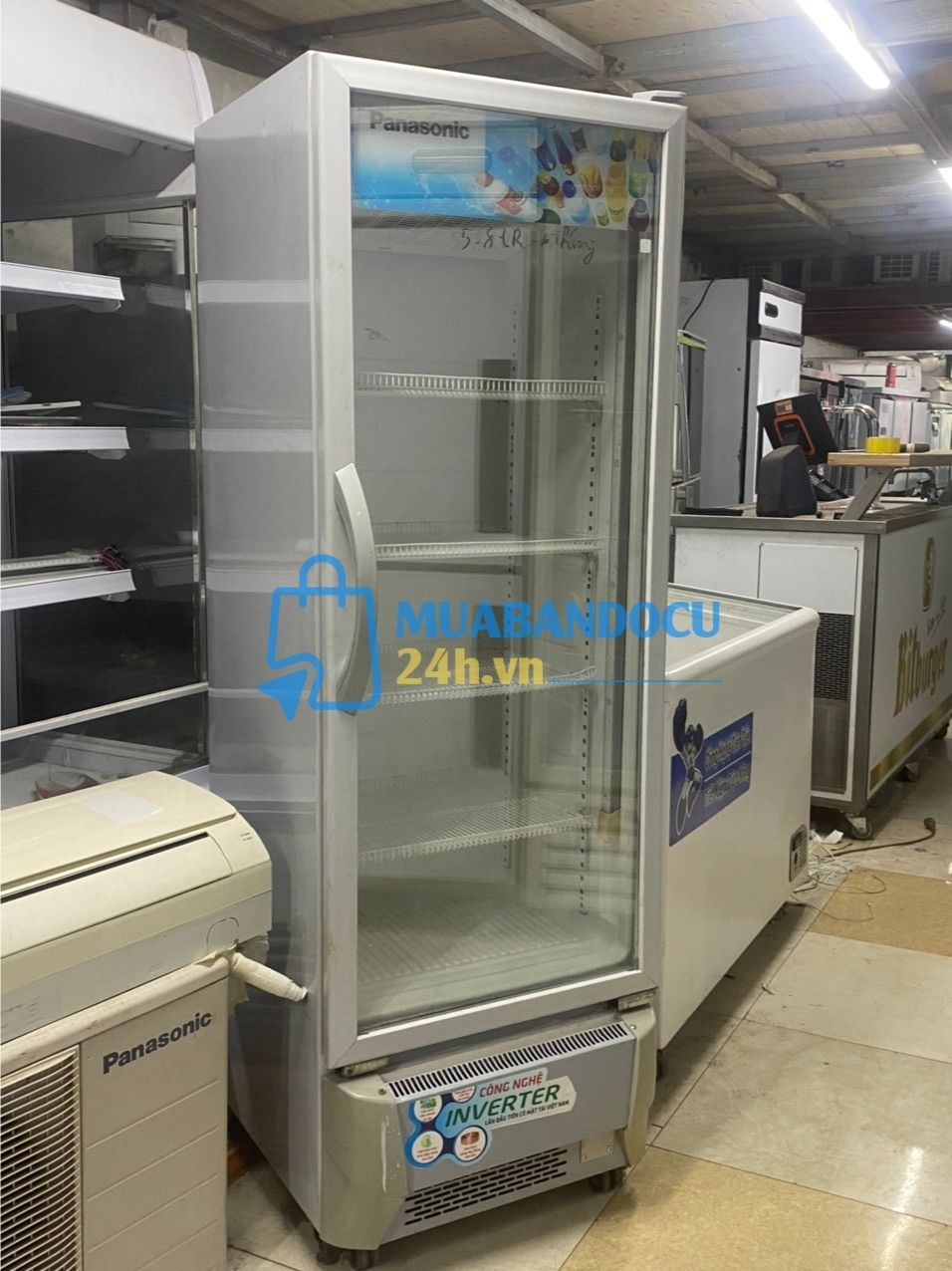 Tủ mát Panasonic 330 lít SMR-330A, mới 90%