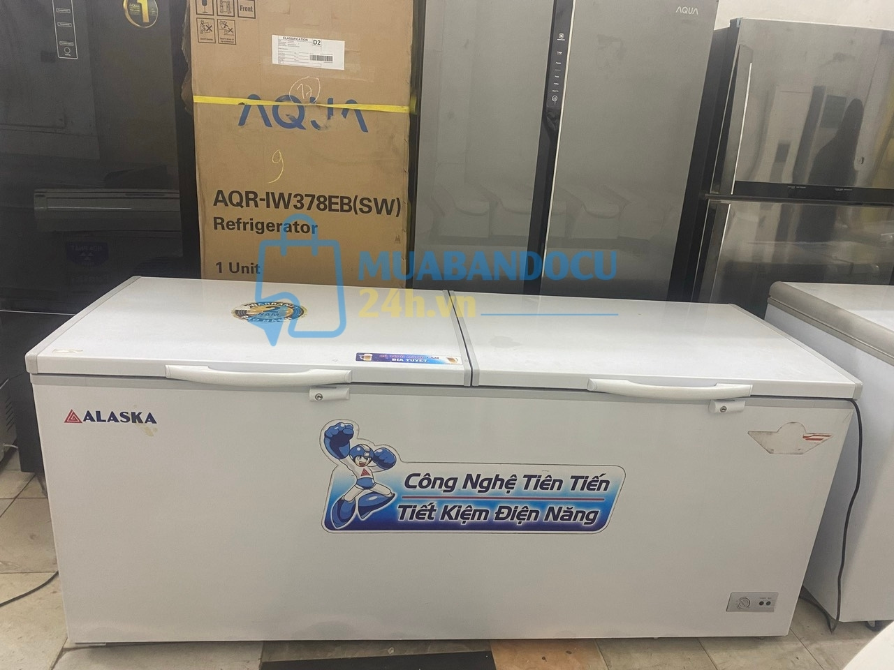 Tủ đông Alaska 1000 lít, mới 90%