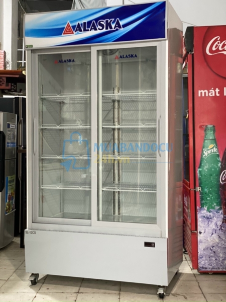 Tủ mát Alaska 2 cánh kính lùa SL-12CS, bảo hành 12 tháng