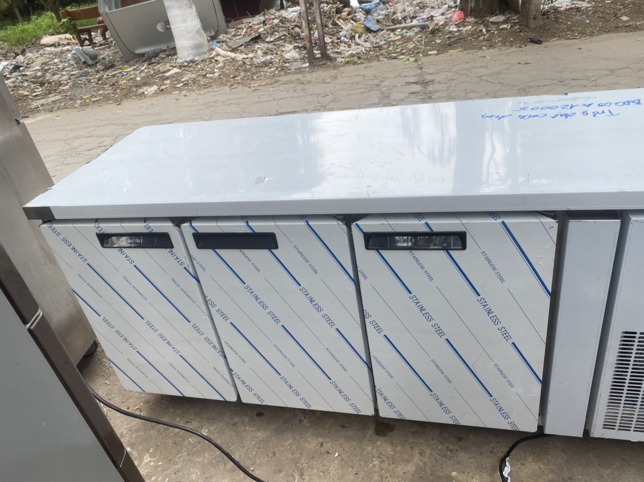 Bàn Đông 3 Cánh Inox Đức Minh 500L-180cm, New 99%