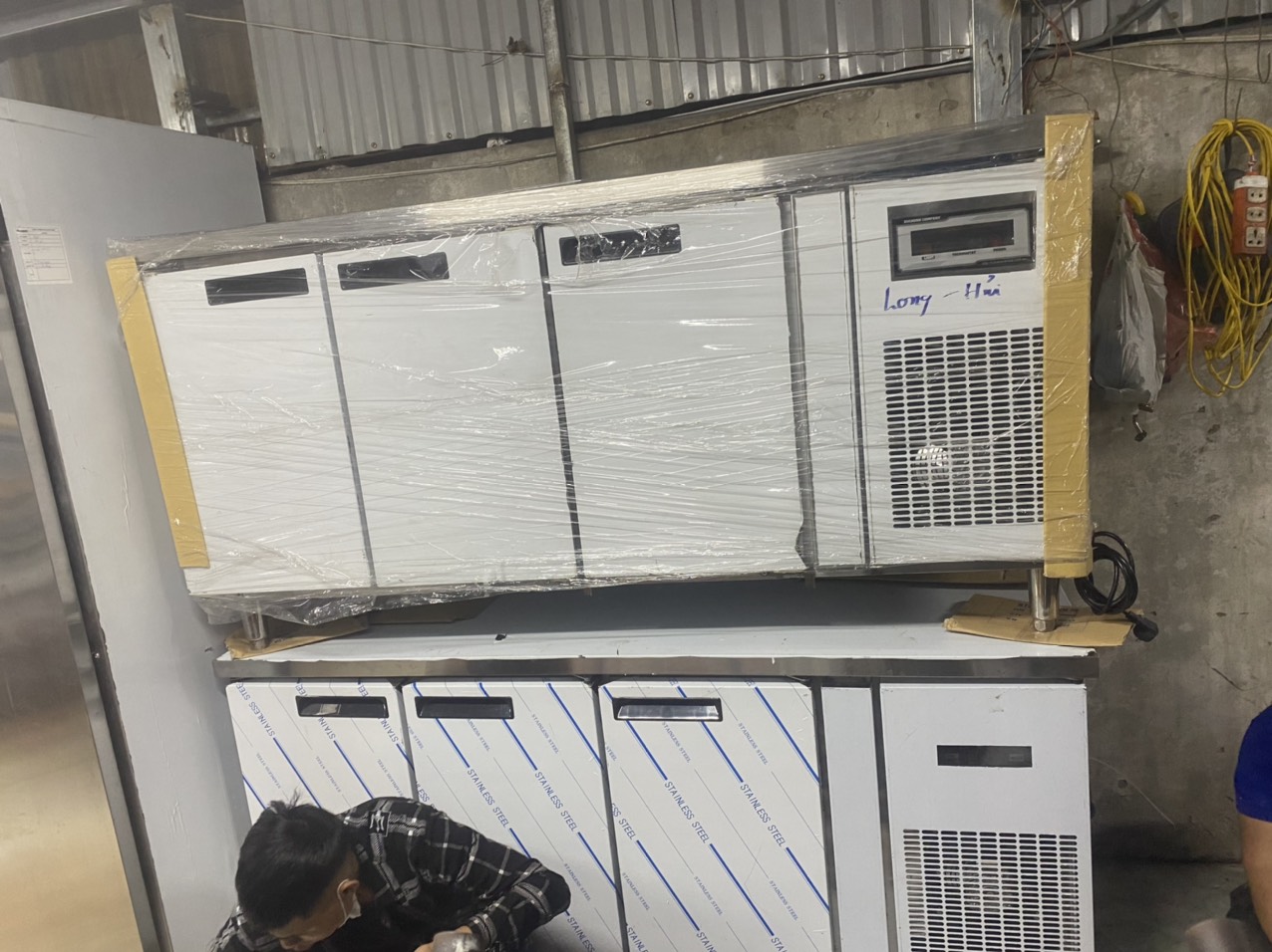 Bàn Đông 3 Cánh Inox Đức Minh 500L-180cm, New 99%