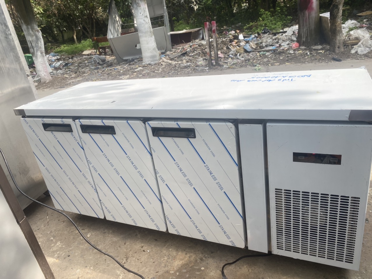 Tủ Bàn Đông Inox Đức Minh 500L- NEW 99%