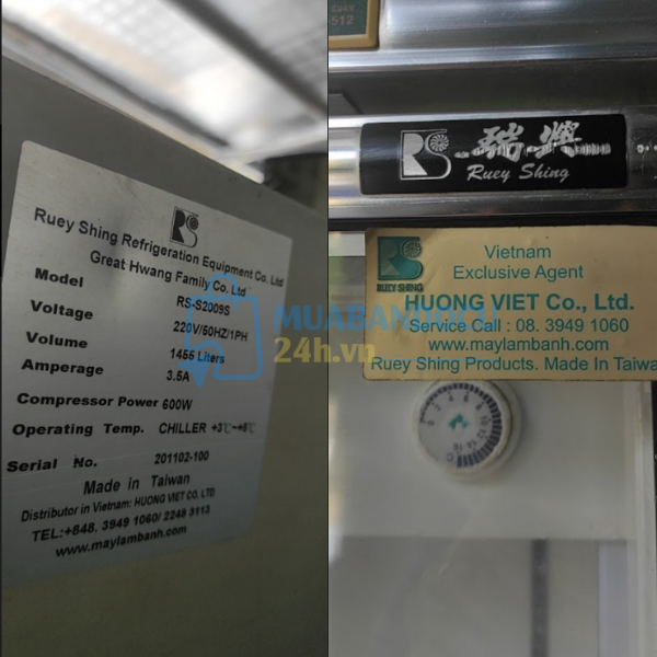 Tủ mát Ruey shing model RS-S2009S cũ