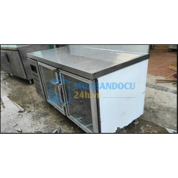 Tủ bàn mát Berjaya mặt kính B2D/C4/600-SM cũ