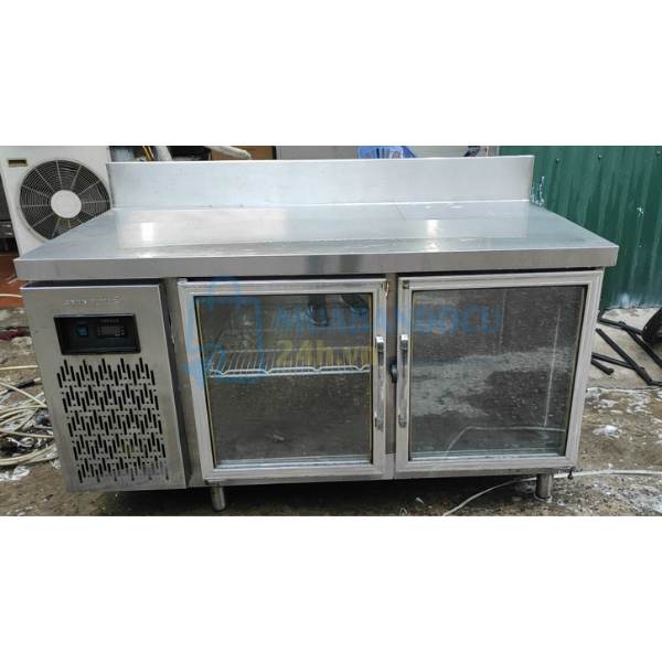 Tủ bàn mát Berjaya mặt kính B2D/C4/600-SM cũ