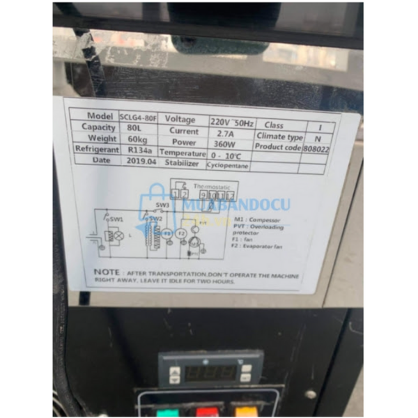 Tủ bánh sinh nhật Berjaya SCLG4-80f 90cm cũ