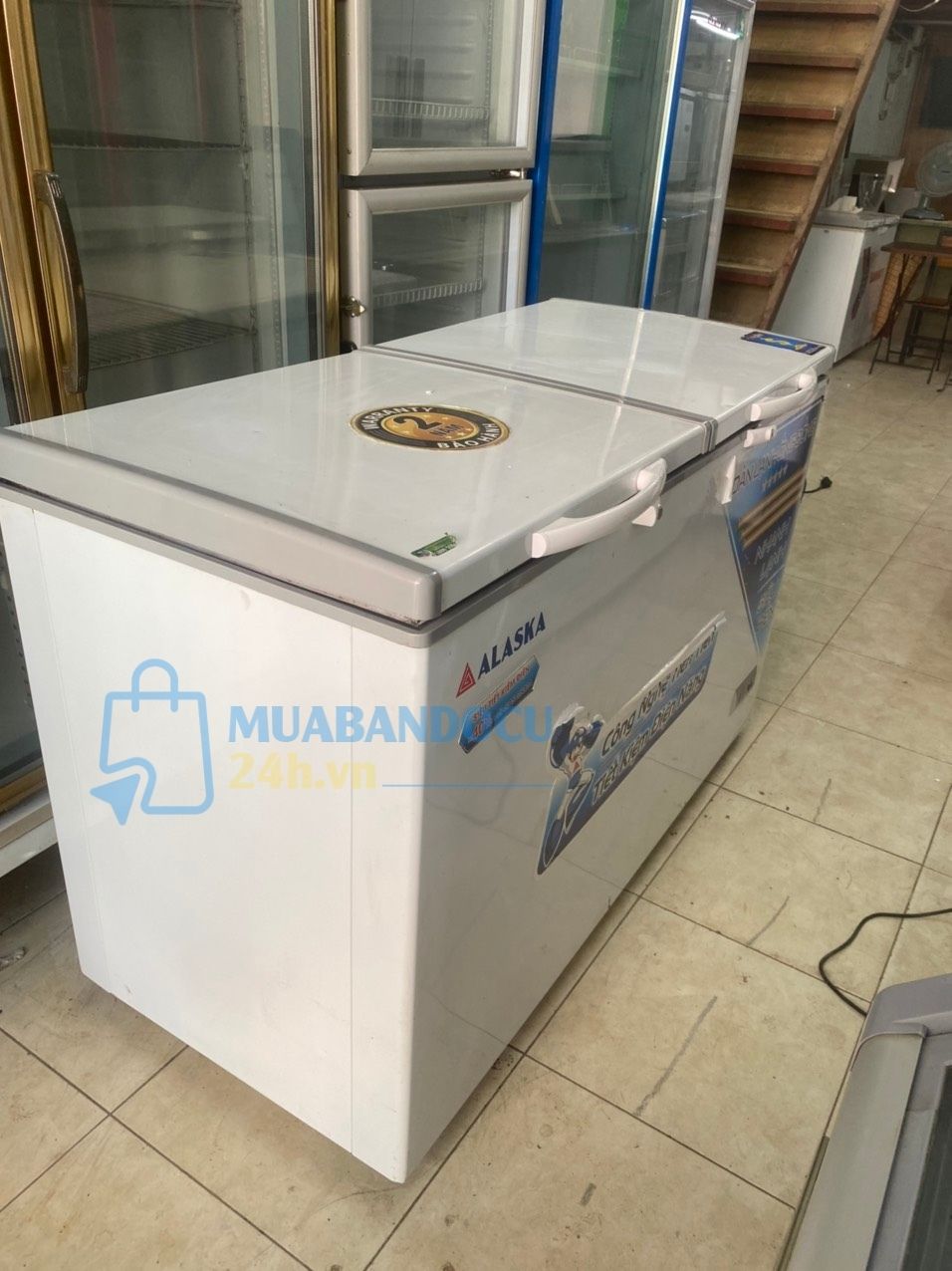 Tủ đông Alaska 500 lít 2 ngăn đông mát, new 90%