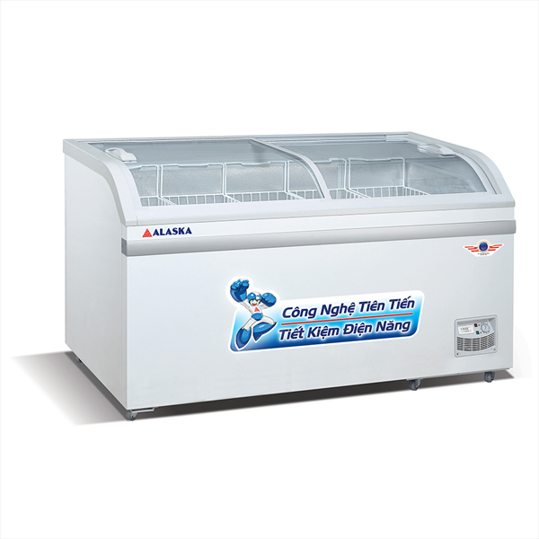 Tủ Đông Alaska 800L Kính Cong SD-601B- New 99%- Hàng Chính Hãng