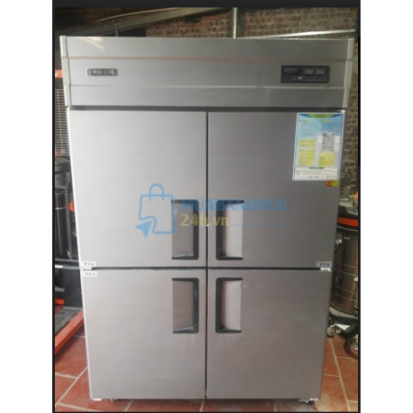 Tủ đông inox 4 cánh woosung GWM-1243RF cũ