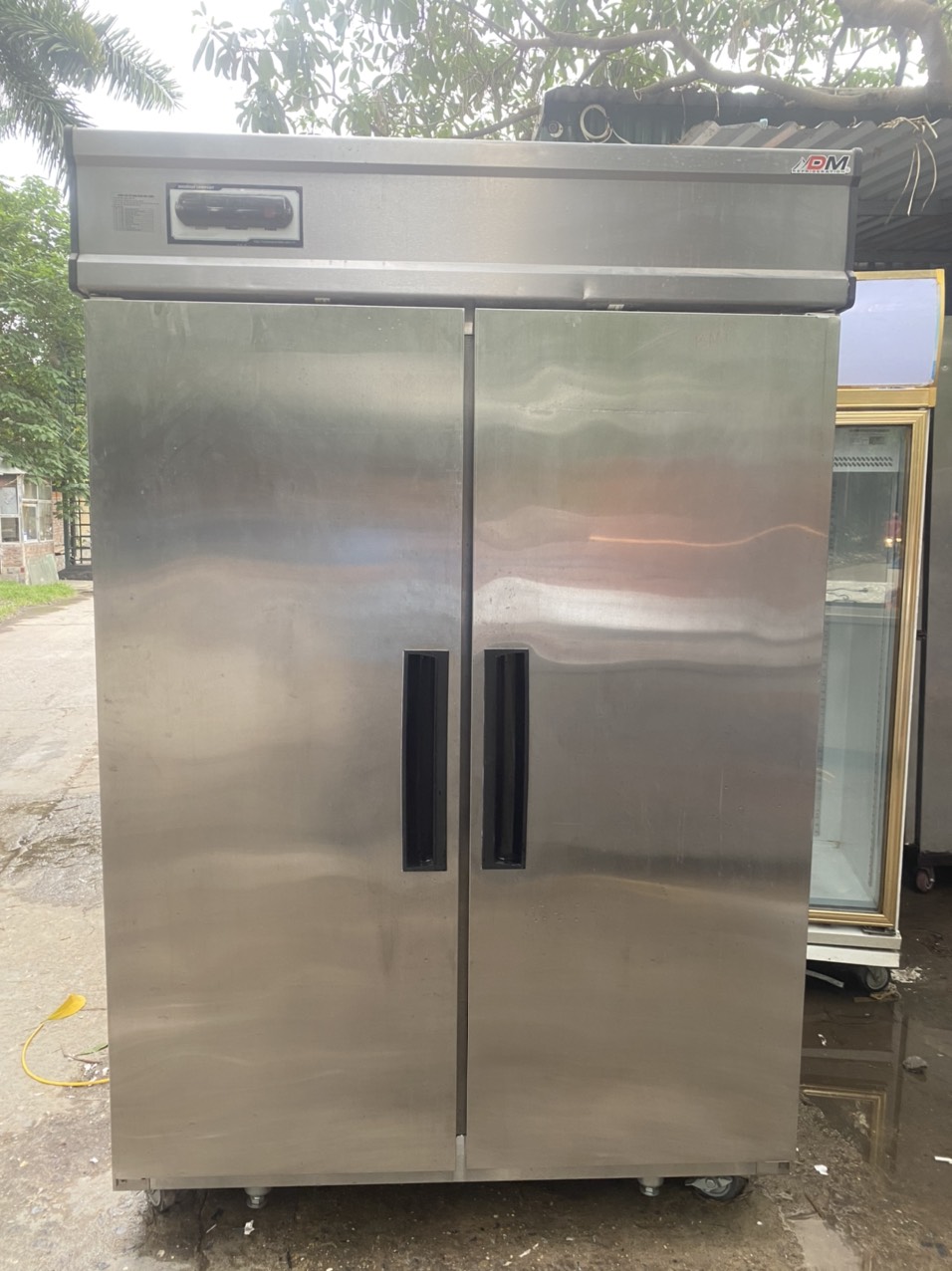 Tủ Đông 2 Cánh Inox Đức Minh 950l - NEW 95%