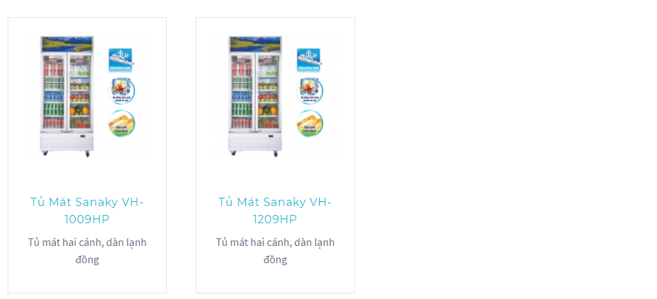 Tủ Mát SANAKY VH-1209HP, NEW 95%