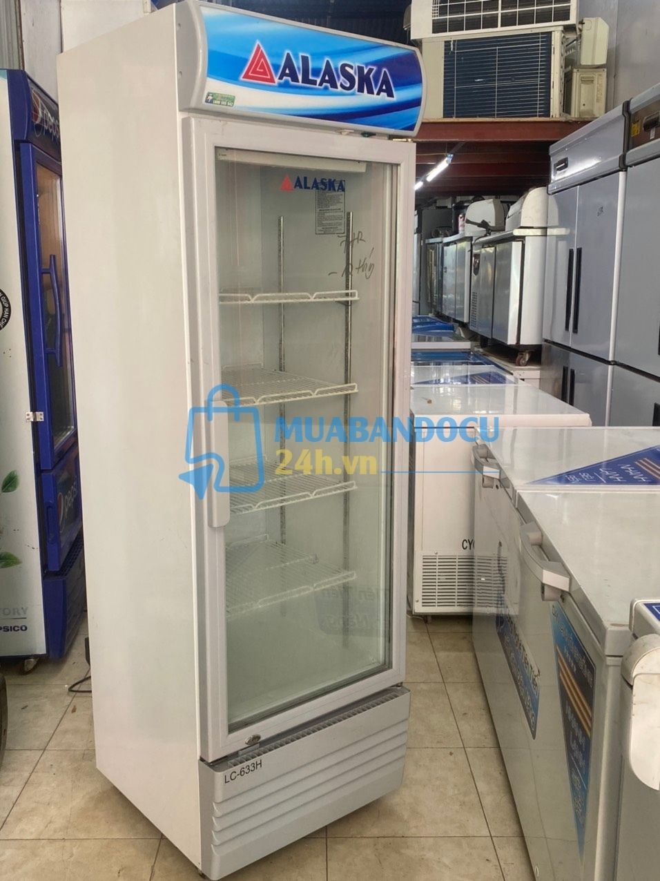 Tủ mát Alaska 400 lít LC-633H, mới 97%