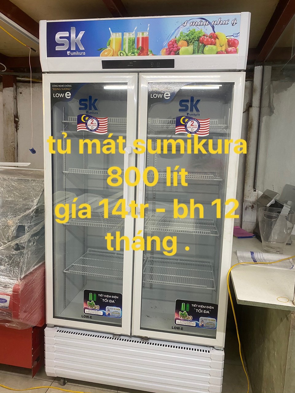 Tủ Mát SUMIKURA 800L, NEW 95%- Hàng Chính Hãng