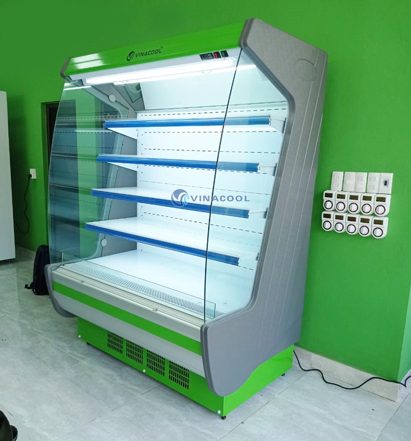 Tủ Trưng Bày Thực Phẩm Siêu Thị Vinacool SGL-1500FB - NEW 98%