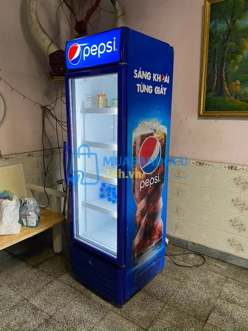 Tủ mát Pepsi 500 lít, mới 90%