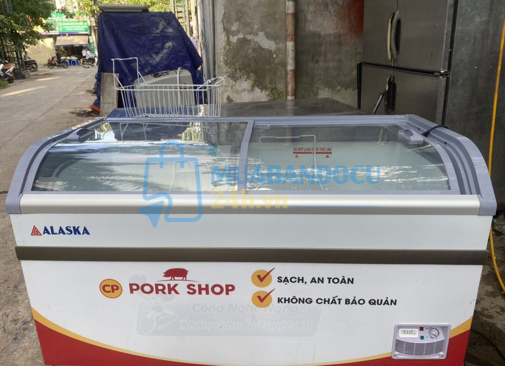 Tủ Đông Alaska 800L Kính Cong SD-601B- New 99%- Hàng Chính Hãng
