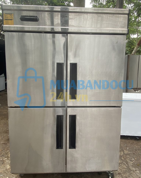 Tủ Đông Inox 4 Cánh Đức Minh 1100L, New 99%- Hàng Chính Hãng