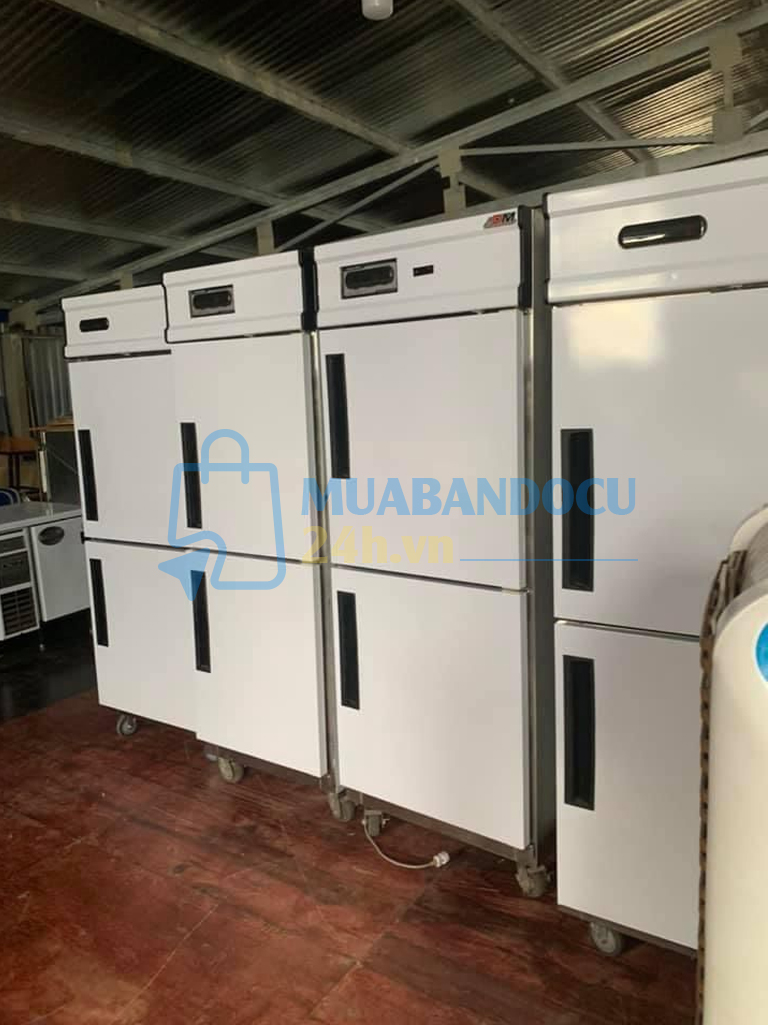 Tủ Đông Inox 2 Cánh Đức Minh 600L, NEW 99%