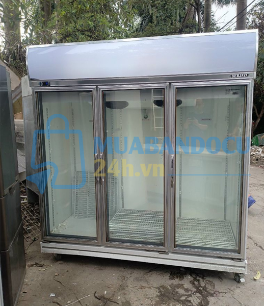 Tủ Mát 3 Cánh Berjaya Cửa Kính 3D/DC-SM 1500L-Thanh Lý Giá Rẻ- New 90%