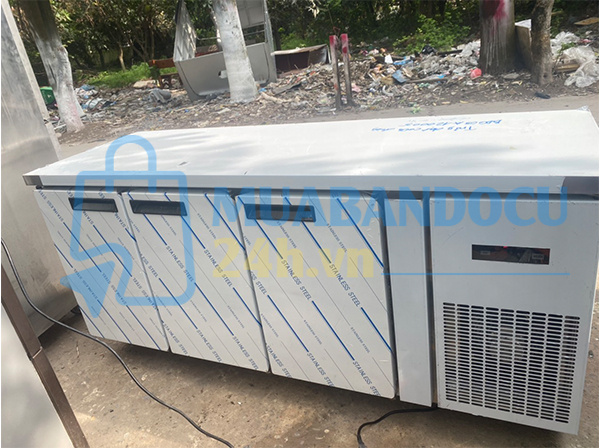 Tủ Bàn Đông Inox Đức Minh 500L- NEW 99%