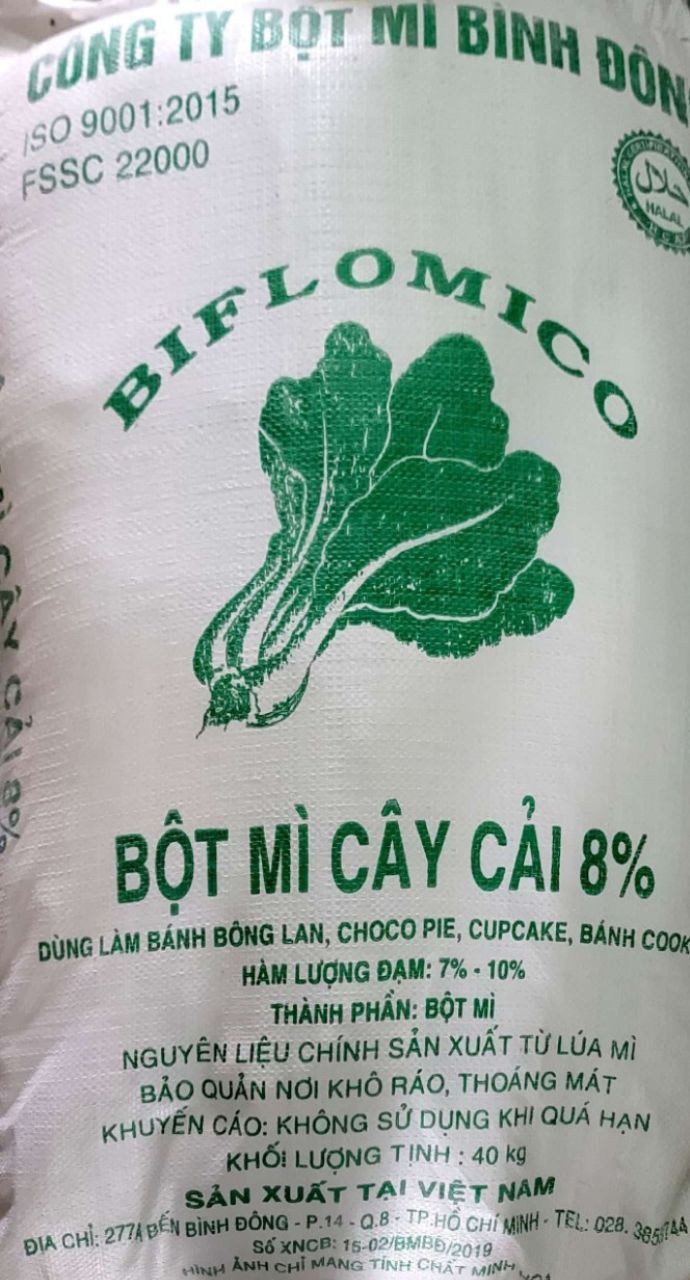 Bột mì Cây Cải 8% - 40kg
