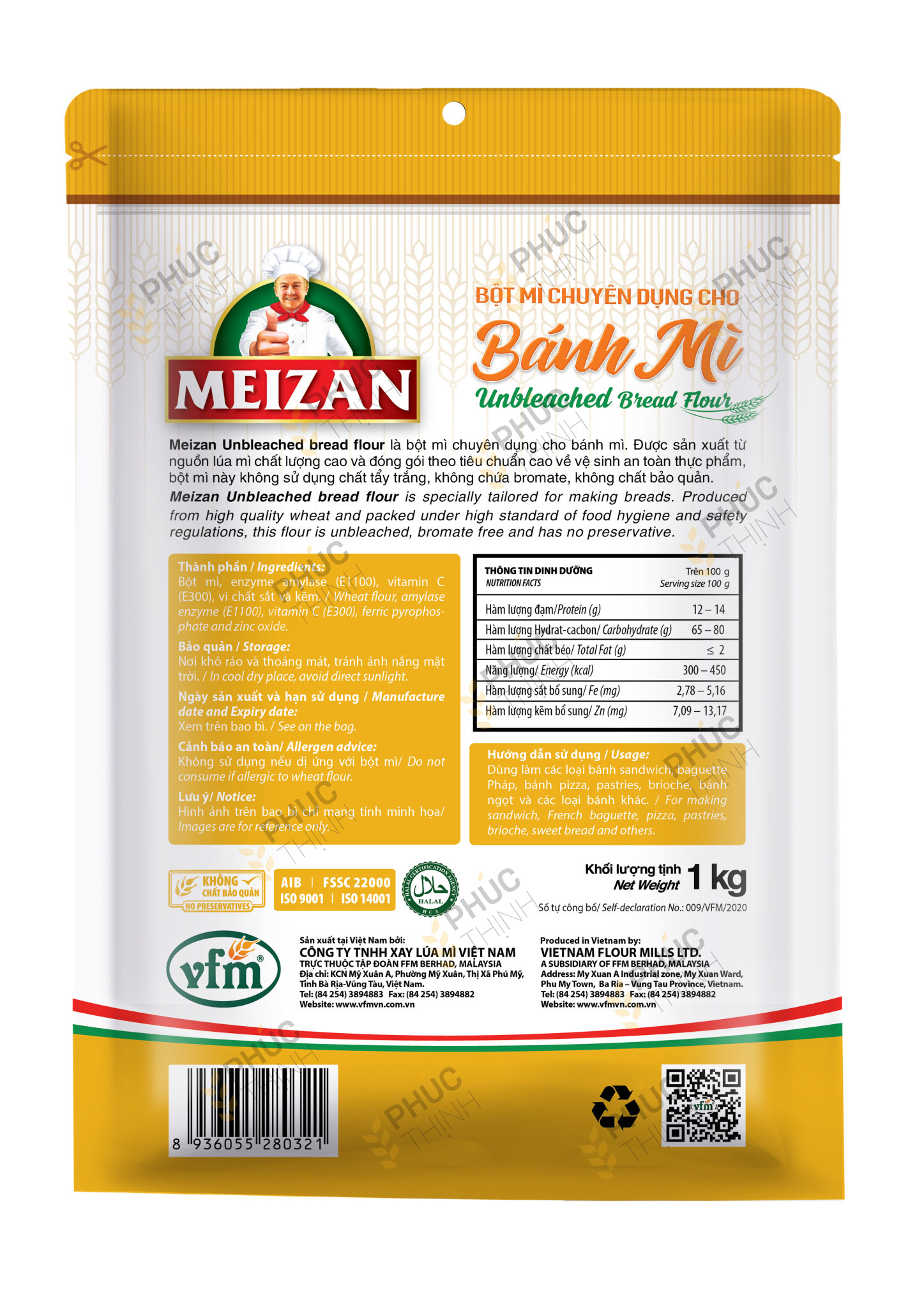 Bột mì Bánh Mì Meizan