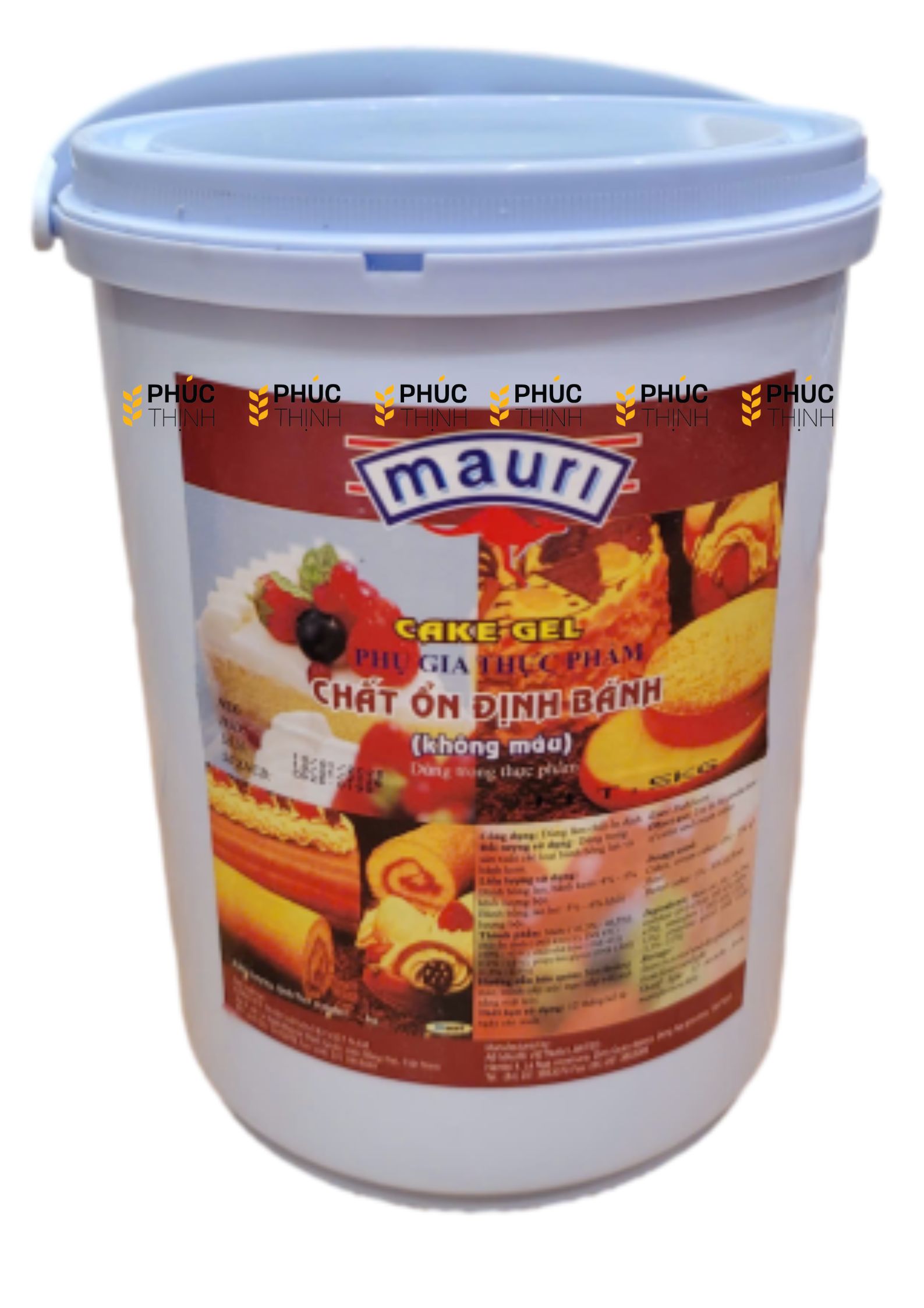 Chất ổn định Cake Gel Mauri (không màu) - 5kg