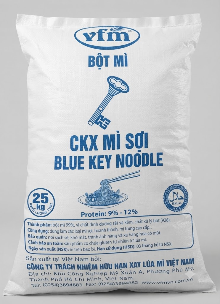 Bột mì Chìa khoá Xanh Mì Sợi