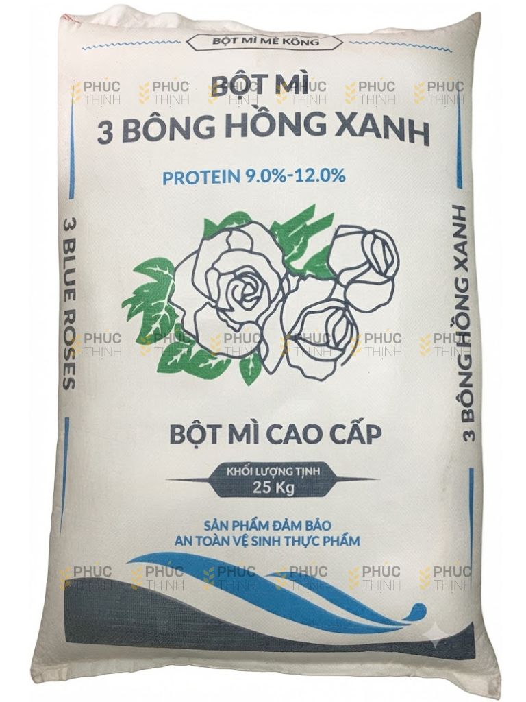 Bột mì 3 Bông Hồng Xanh
