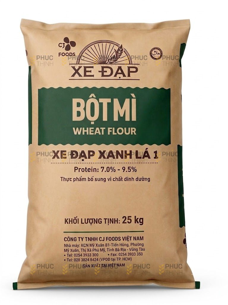 Bột mì Xe Đạp Xanh Lá 1