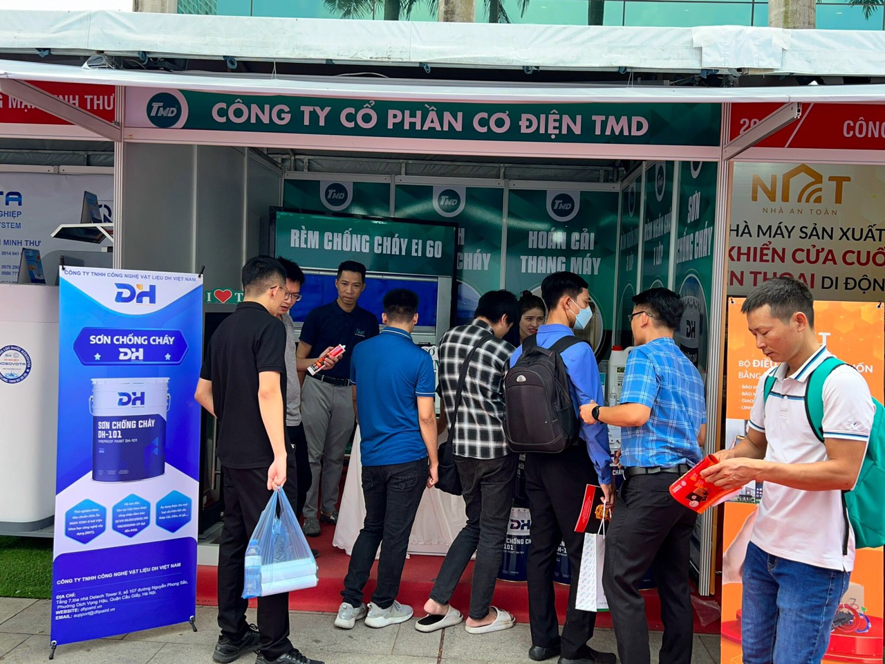 GIAN HÀNG GIẢI PHÁP PCCC CỦA TMD NỔI BẬT TẠI TRIỂN LÃM VIETBUILD 2023