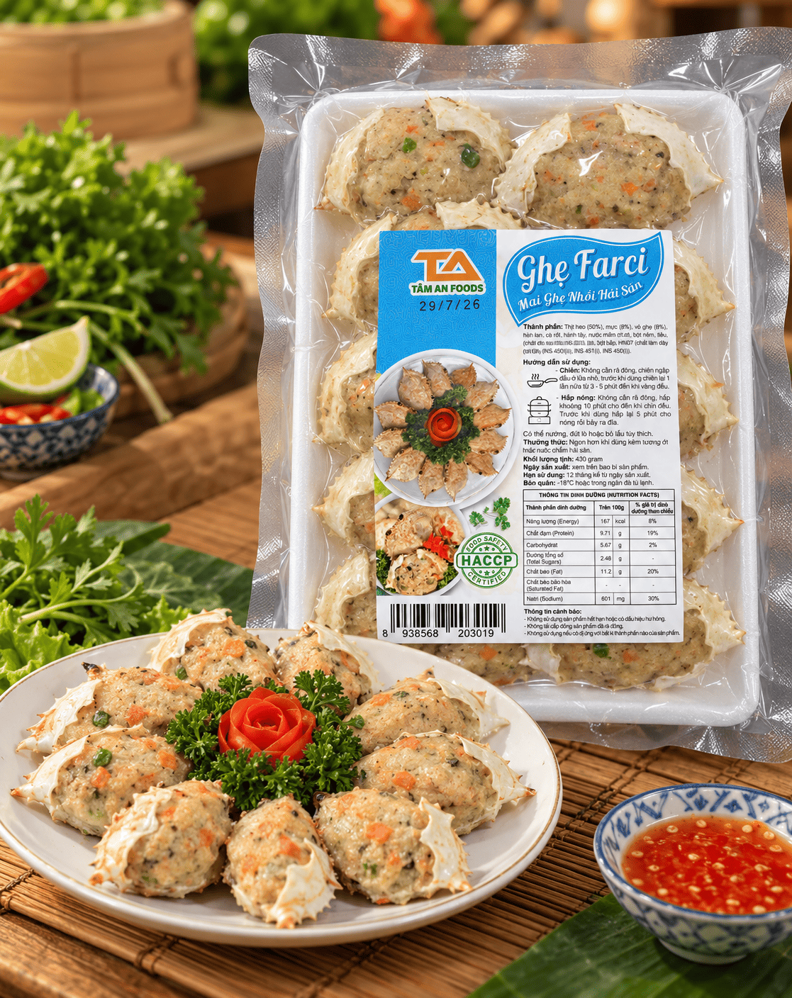 CHẢ GHẸ FARCI